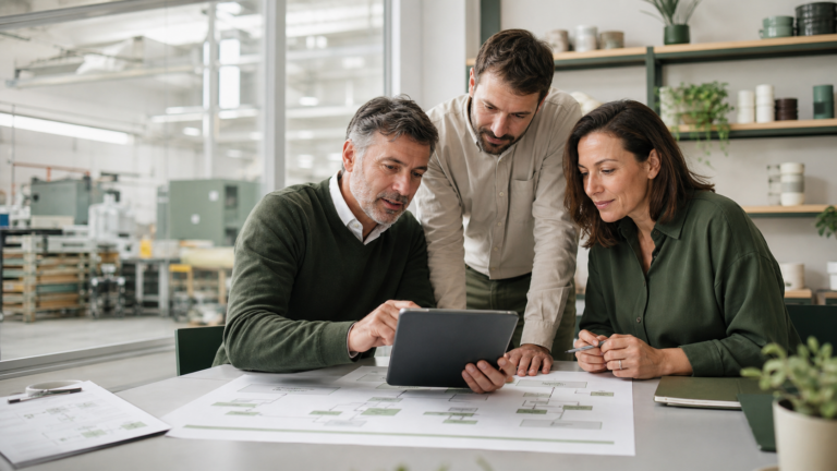 Profesionales revisando los cambios de ISO 9001:2026